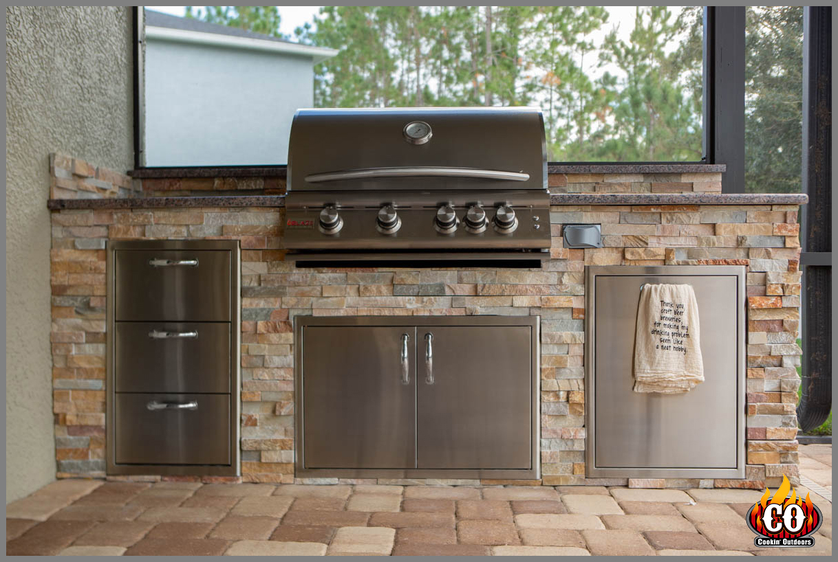 Outdoor Kitchen Cooking Area Westchase, Tampa FL